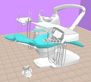 3D dental chair model