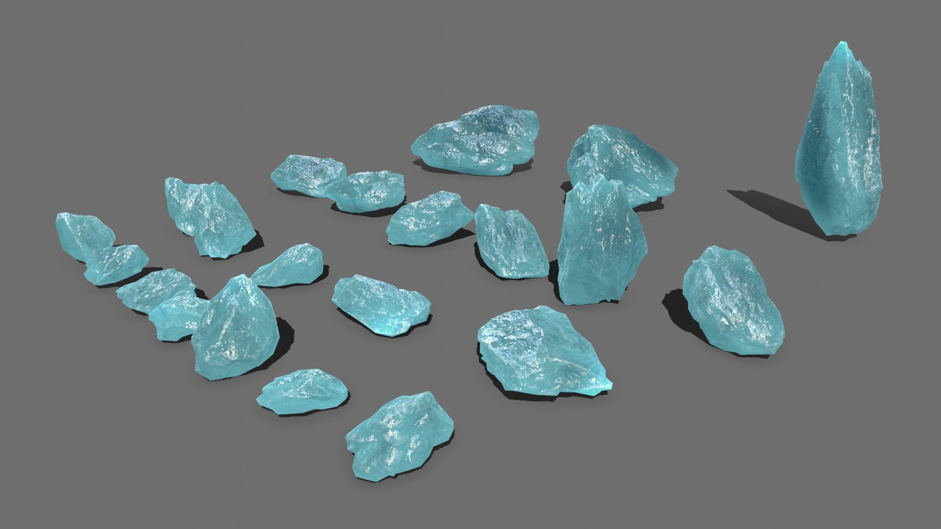 Ice Rocks 3D Model - TurboSquid 2123979