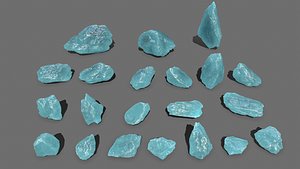 ice rocks 3D model