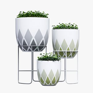 3d max design harlequin pot