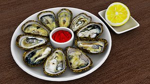 Fresh Oysters 3D model