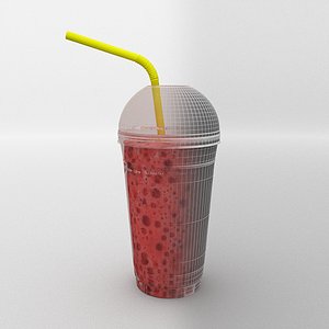 plastic glass 3D model