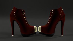 3D model Women ankle boots
