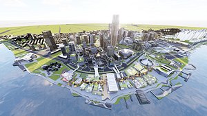 Shanghai China 3D model