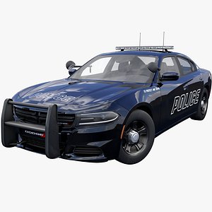 Dodge Charger Police 3D model