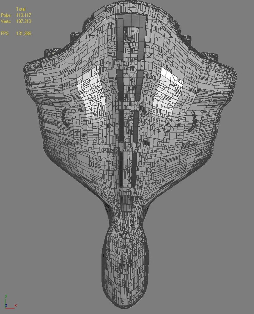 3d Model Sci-fi Research Space Ship