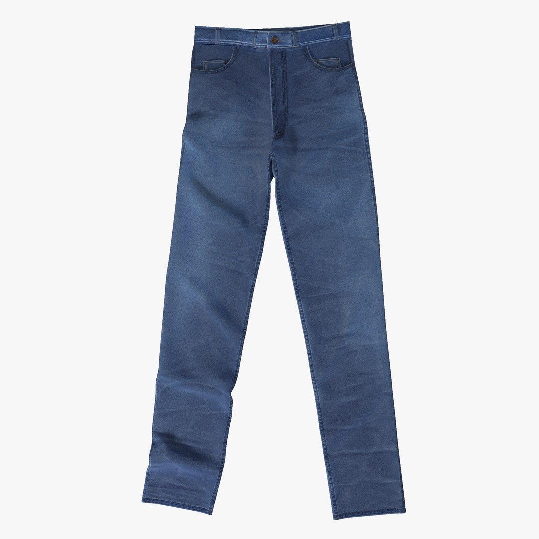 Jeans 3D Model 3D model preview