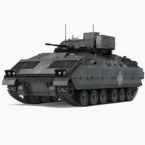 Bradley M2 Green 3D Model