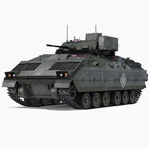 Bradley M2 Green 3D Model