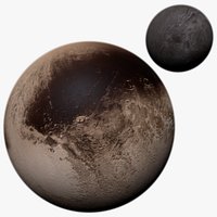 Pluto & Charon Photorealistic 8K