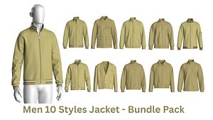 3D Men 10 Styles Jacket - Bundle Pack