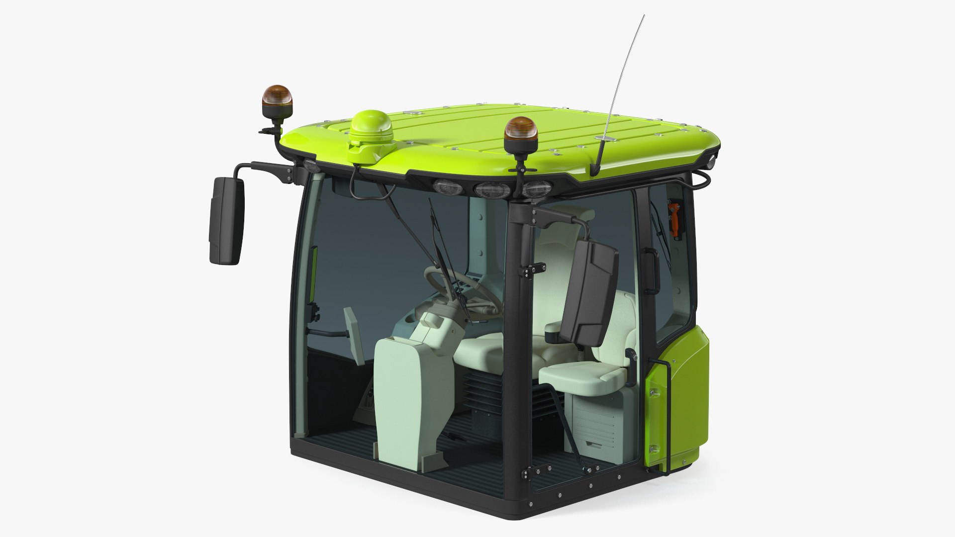 Tractor Cabine 3D model preview