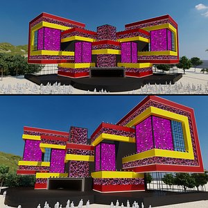 3D model Concert Scene 3