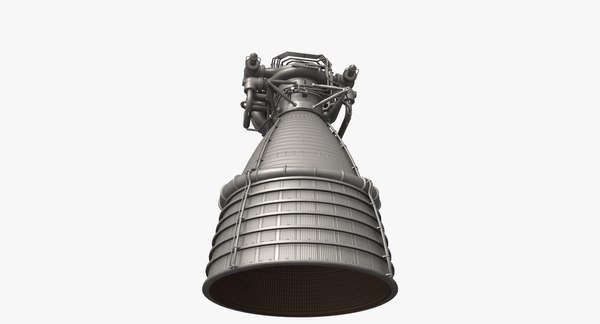 3d f-1 engine saturn v