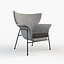 Augusto Bozzi - Emaliowany metalowy fotel, c1950
