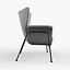 Augusto Bozzi - Emaliowany metalowy fotel, c1950