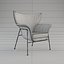 Augusto Bozzi - Emaliowany metalowy fotel, c1950