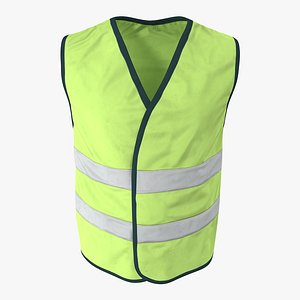 Yellow High Visibility Safety Jacket