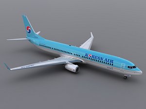 3ds max aircraft korean air