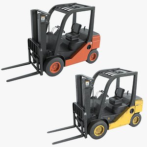 Forklifts Old and New PBR