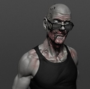 zombie cool 3D model