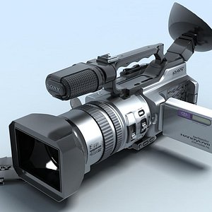 Camcorder. SONY DCR-VX2000e.VRay