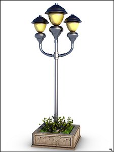 3D street lamp