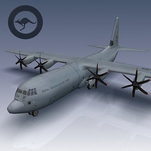 hercules c-130j c-130 3d model