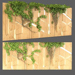 3D Wood Panels model