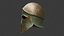 Antiker griechischer korinthischer Bronzehelm, 3D-Modell