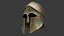Antiker griechischer korinthischer Bronzehelm, 3D-Modell