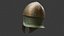 Antiker griechischer korinthischer Bronzehelm, 3D-Modell