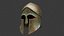 Antiker griechischer korinthischer Bronzehelm, 3D-Modell