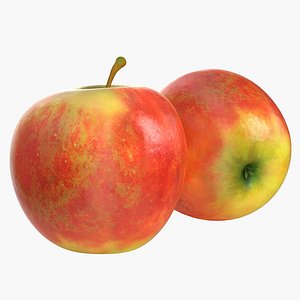 3d apple fruit