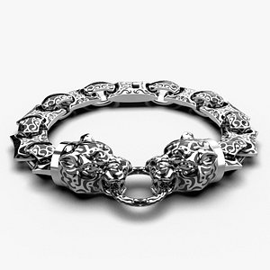 Tiger bracelet 2022 B1 3D print model