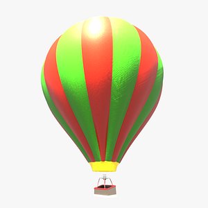 3D hot air balloon