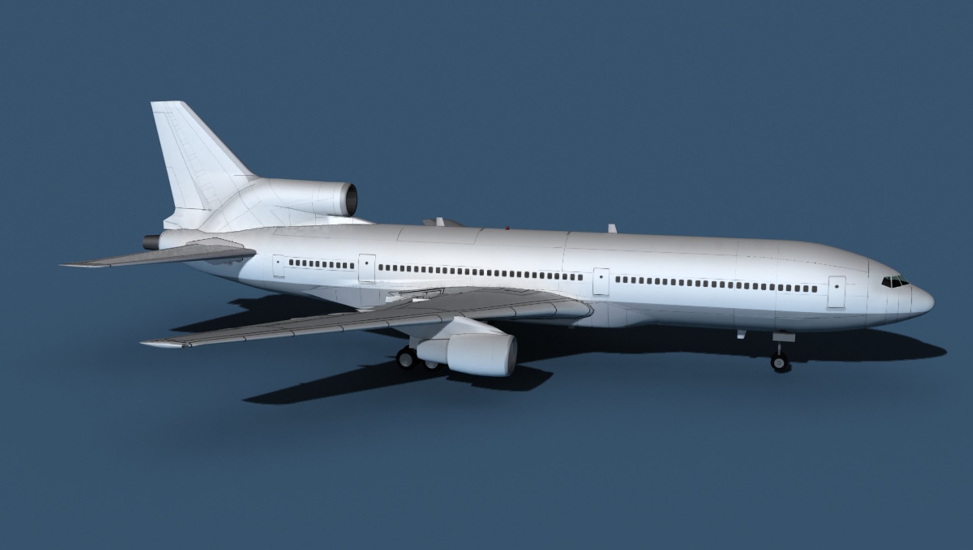 Lockheed L-1011-50 Unmarked 2 3D model - TurboSquid 1921648