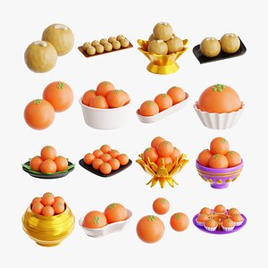 3D model Laddu India Food 3D Icon Pack
