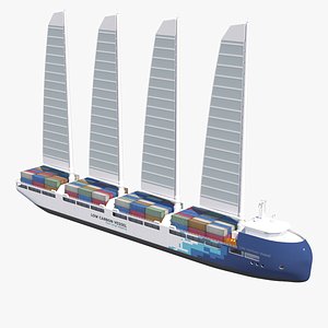 3D Sail-powered vessel
