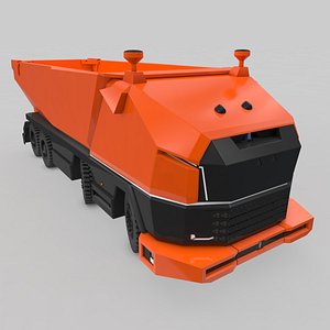 Autonomous Mining Truck 3D model