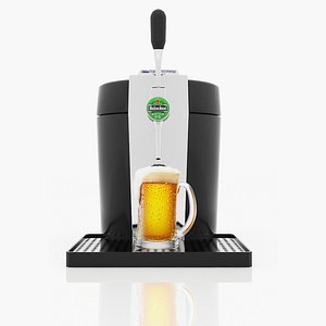 beer dispenser 3d model