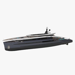 Feadship Symphony Superyacht Dynamic Simulation 3D model