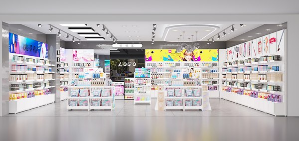 The 3 d model market display shelf Modelo 3D - TurboSquid 2035918