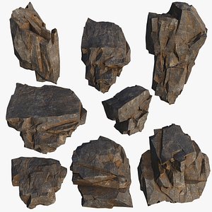 Mountain Rock Pack 04 3D model