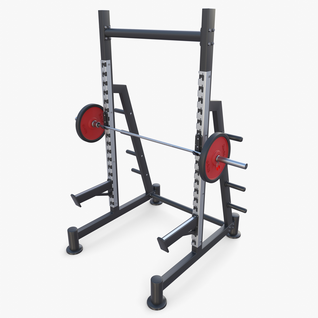Squat Rack 3D TurboSquid 2025403