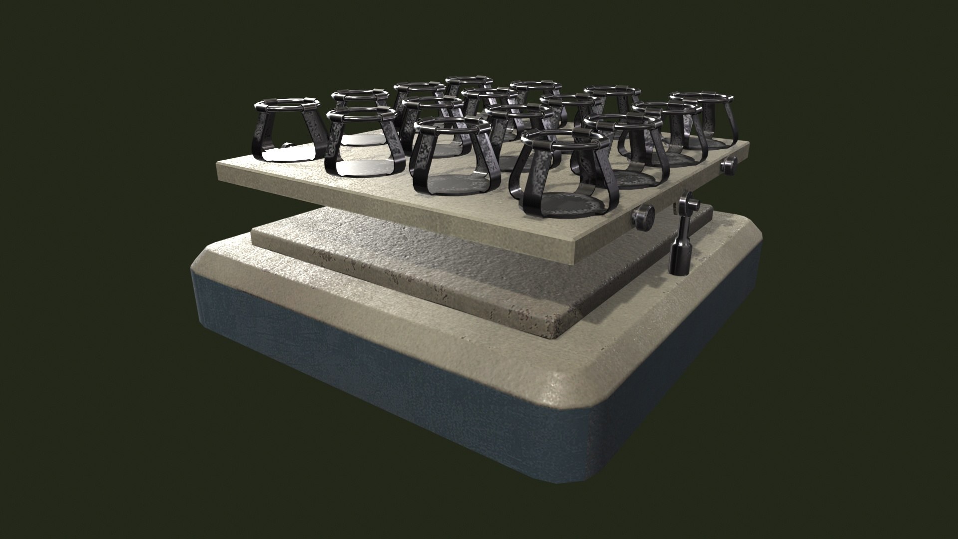 Rocking Platform Shaker V02 3D - TurboSquid 2431480