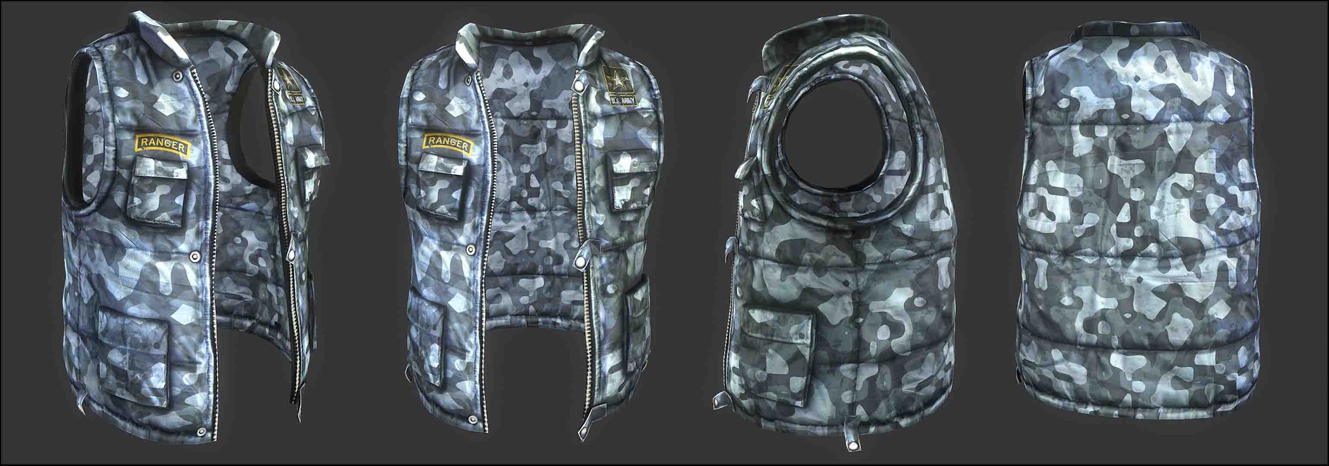 Ranger Jacket 3d Model