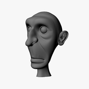 3d model cartoon head