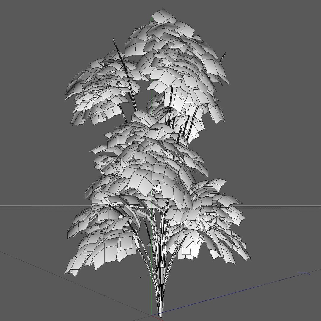 Plant Bush 3d Model
