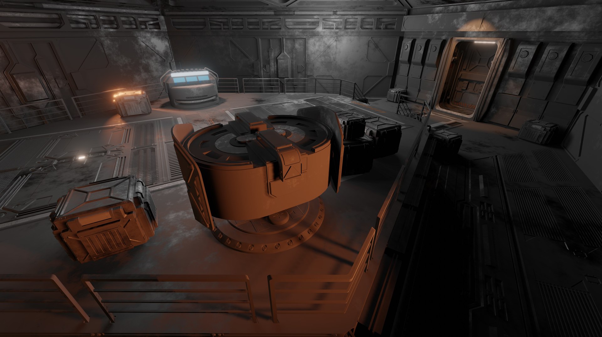 Control Room 3D Model - TurboSquid 2100340